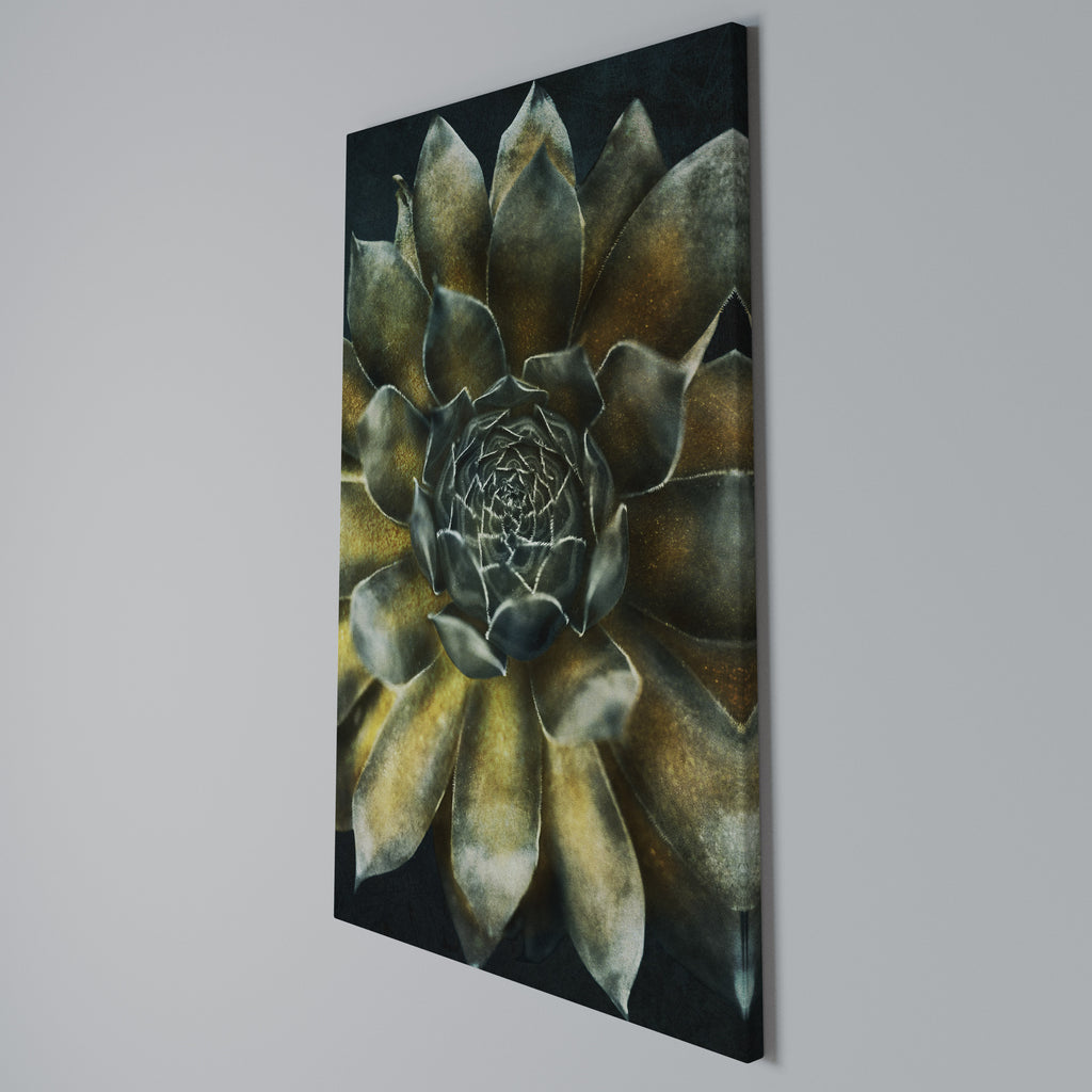 MYSTICAL SUCCULENT WHIRL Cuadro en lienzo vertical