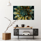MYSTICAL SUCCULENT WHIRL Peel and Stick Horizontal Poster