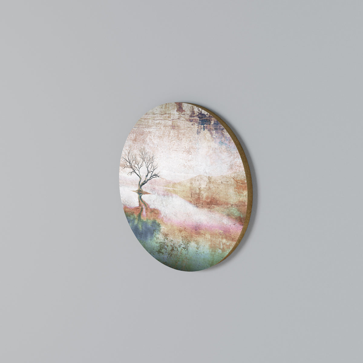 FADING MEMORIES Arte de pared redondo