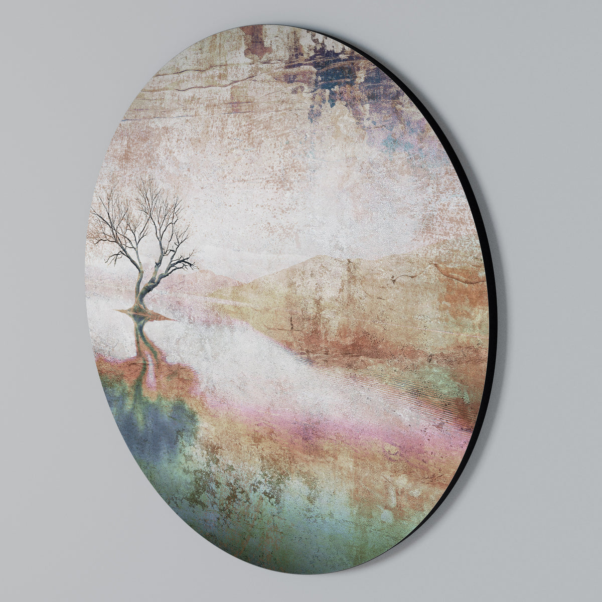 FADING MEMORIES Arte de pared redondo