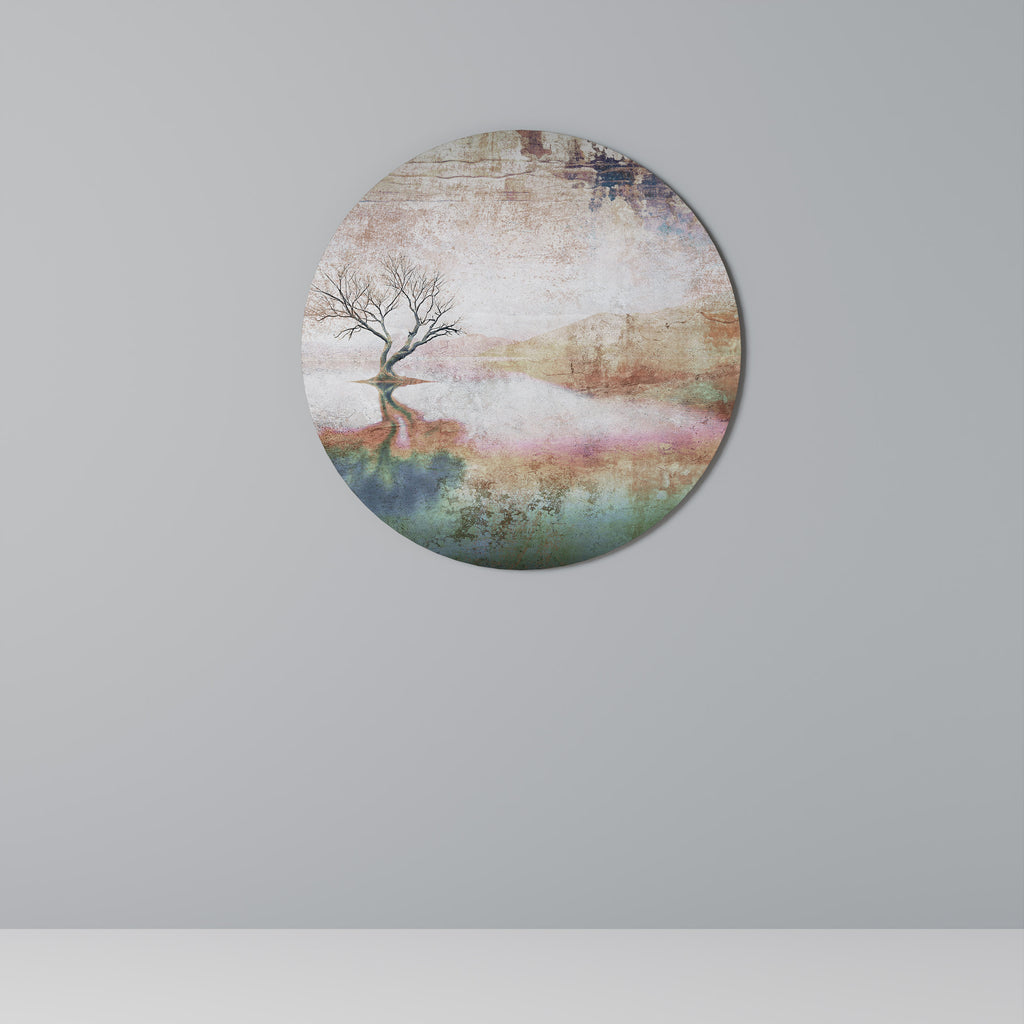 FADING MEMORIES Round Wall Art