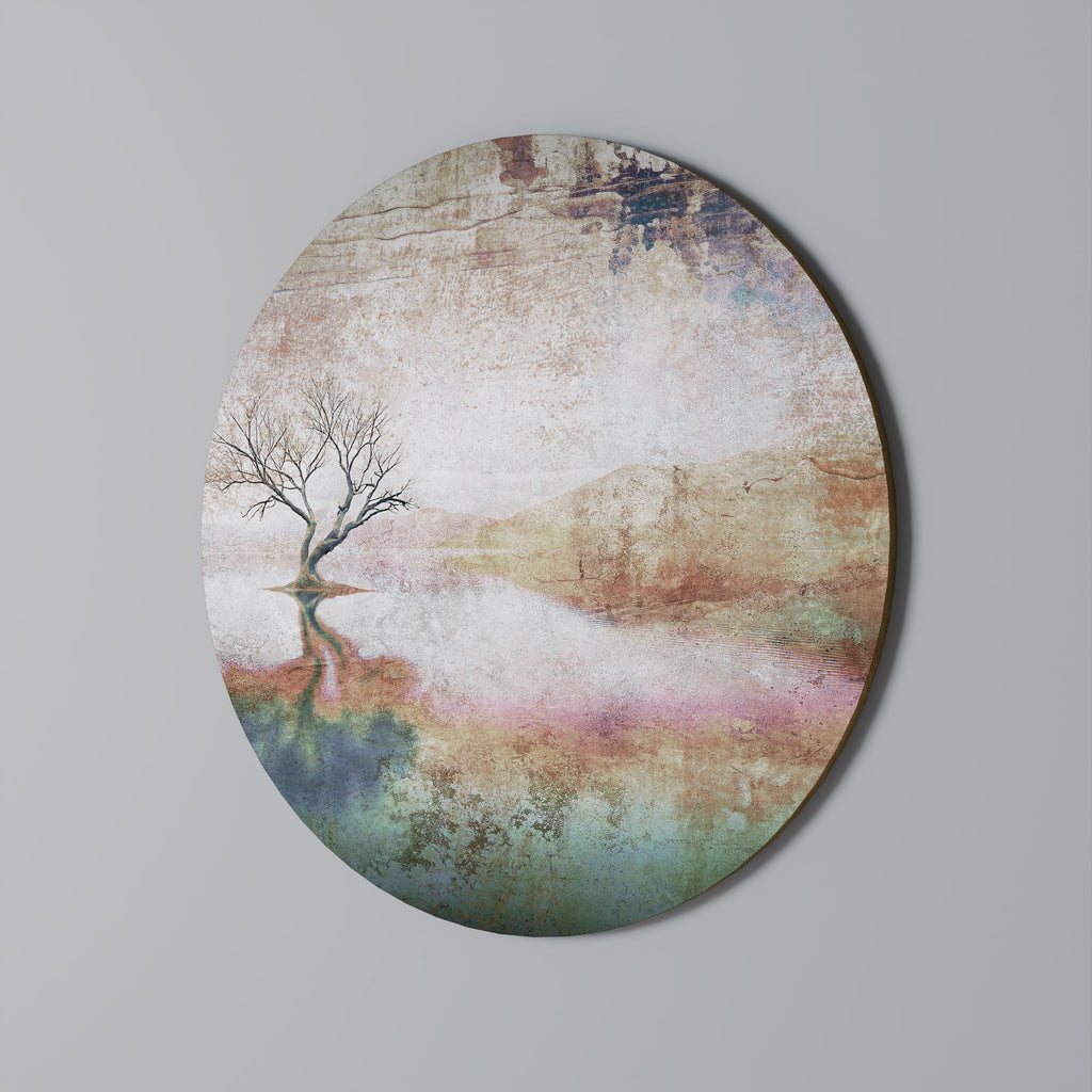 FADING MEMORIES Round Wall Art