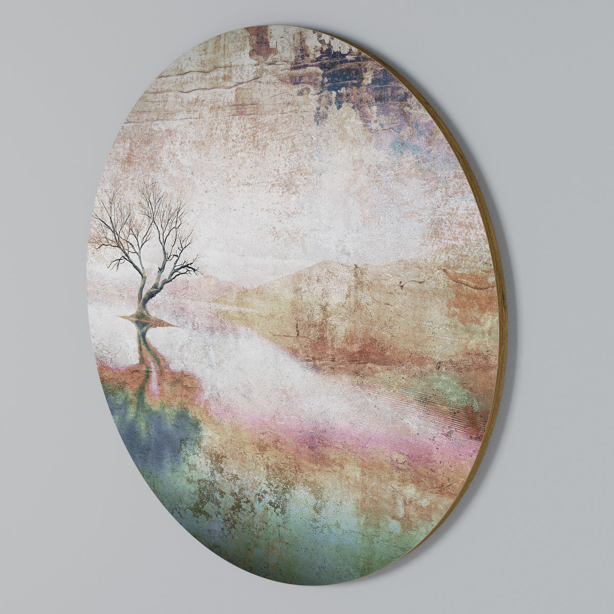 FADING MEMORIES Arte de pared redondo