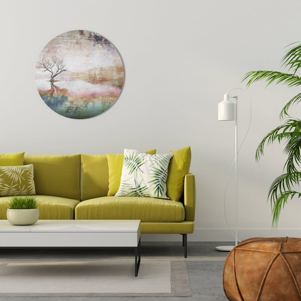 FADING MEMORIES Round Wall Art