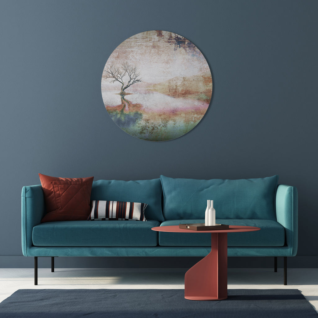 FADING MEMORIES Round Wall Art