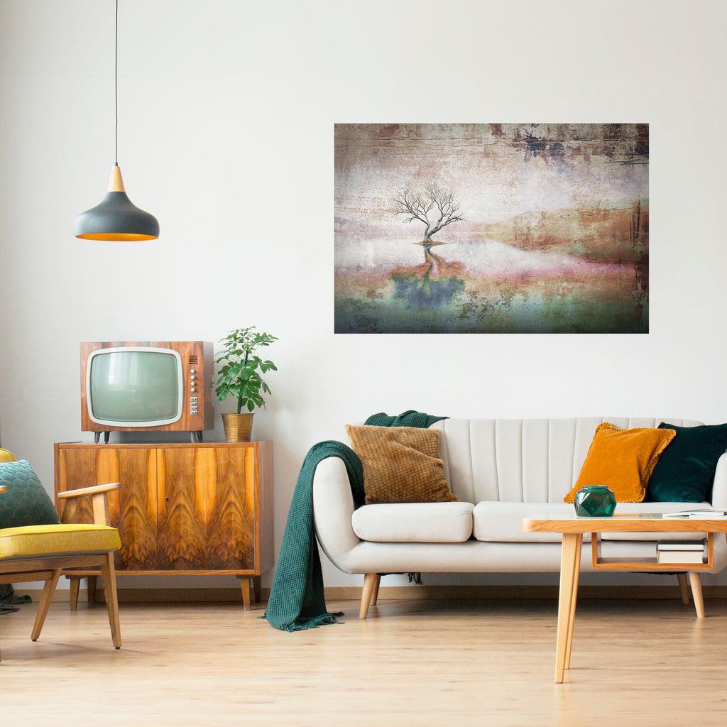 MEMORIAS DESVANECIDAS Póster horizontal autoadhesivo