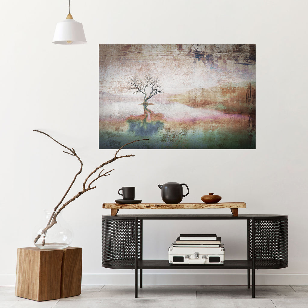 MEMORIAS DESVANECIDAS Póster horizontal autoadhesivo