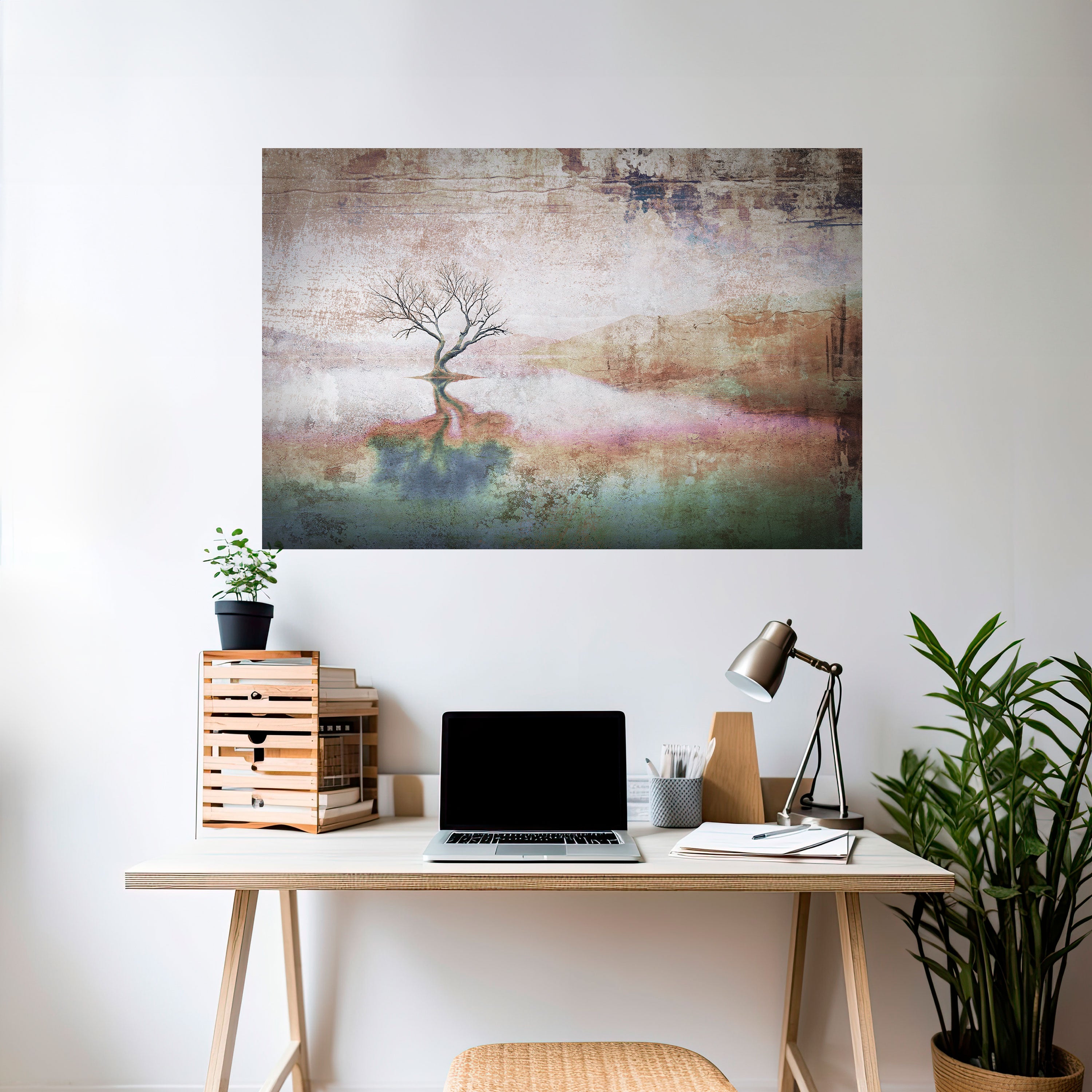 MEMORIAS DESVANECIDAS Póster horizontal autoadhesivo