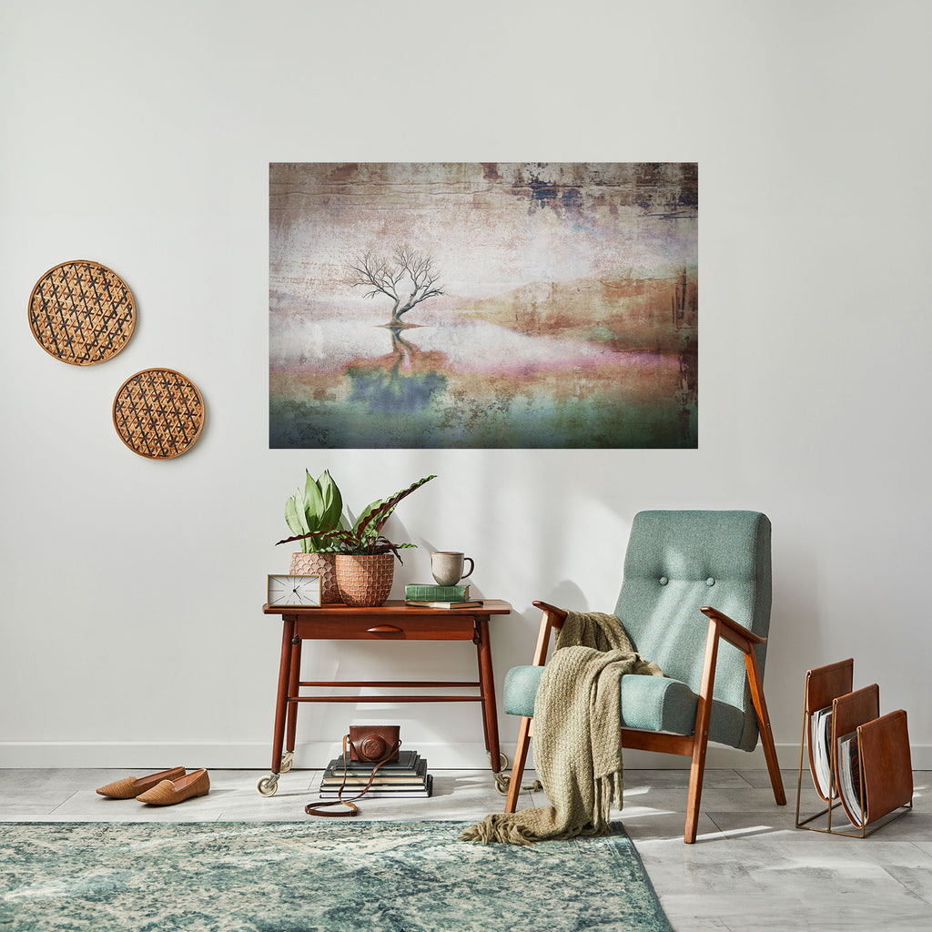 MEMORIAS DESVANECIDAS Póster horizontal autoadhesivo