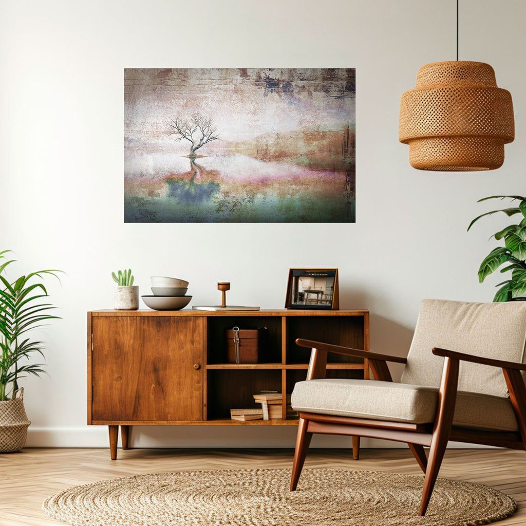 MEMORIAS DESVANECIDAS Póster horizontal autoadhesivo