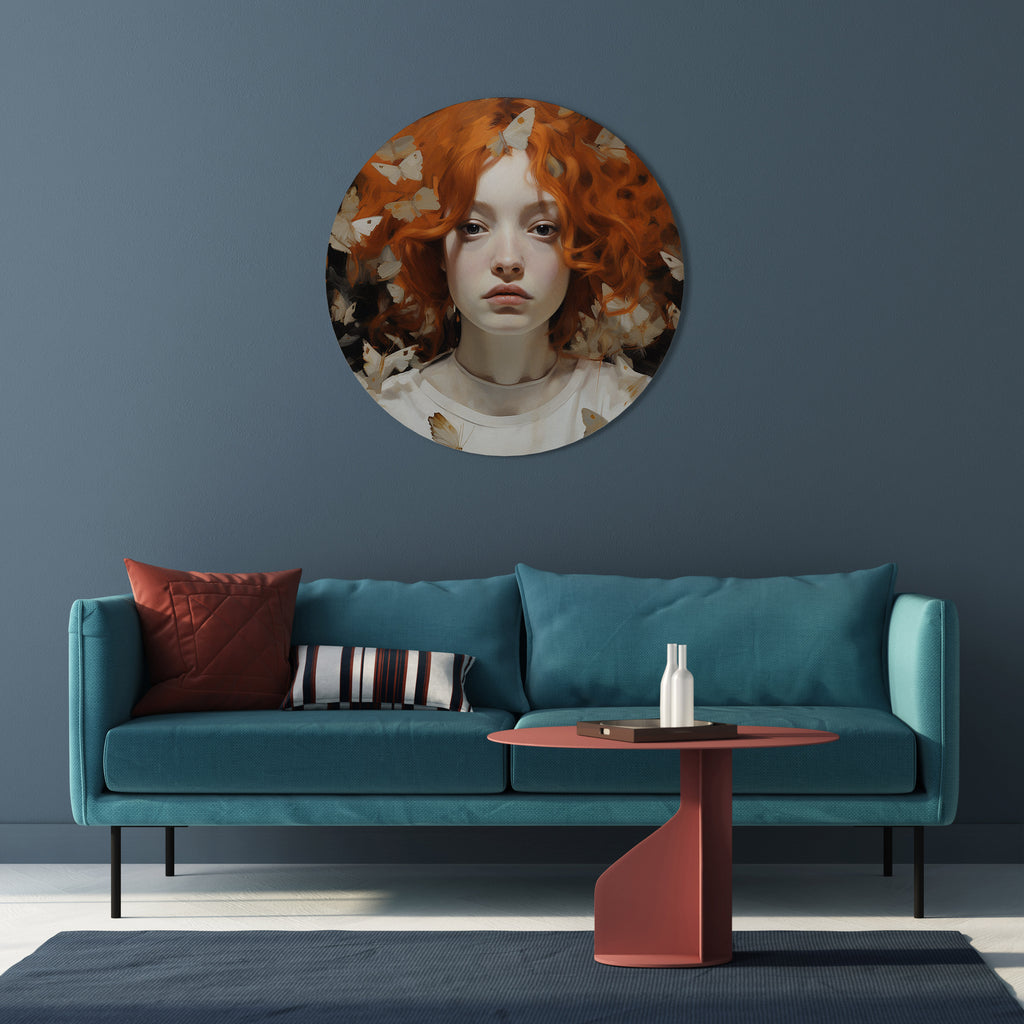 BUTTERFLY DREAMS Round Wall Art