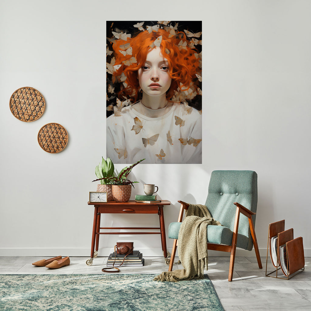 BUTTERFLY DREAMS Peel and Stick Vertical Poster