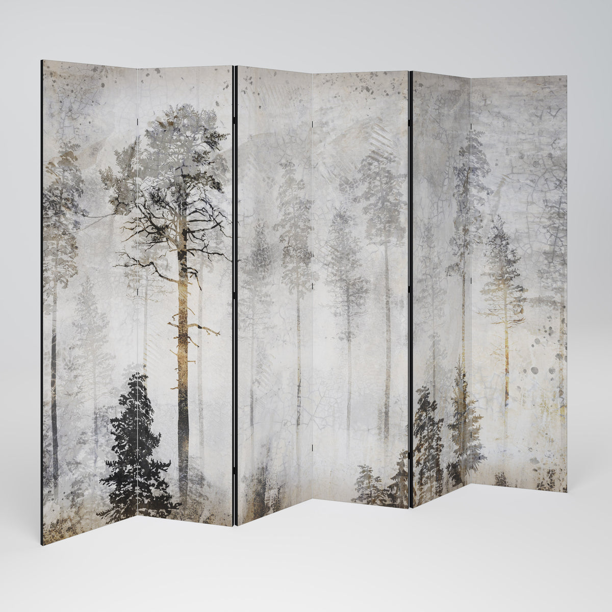 FADE IN THE TREES Biombo de 6 paneles