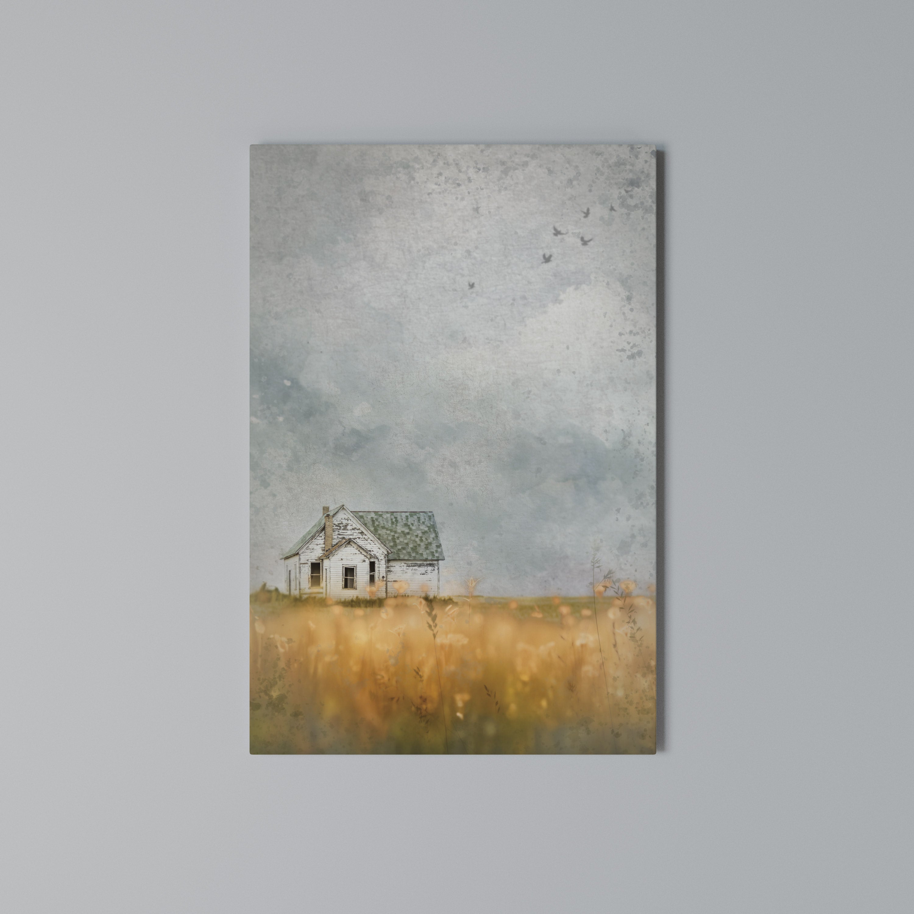 FIELDS OF FADING LIGHT Vertical Canvas Print
