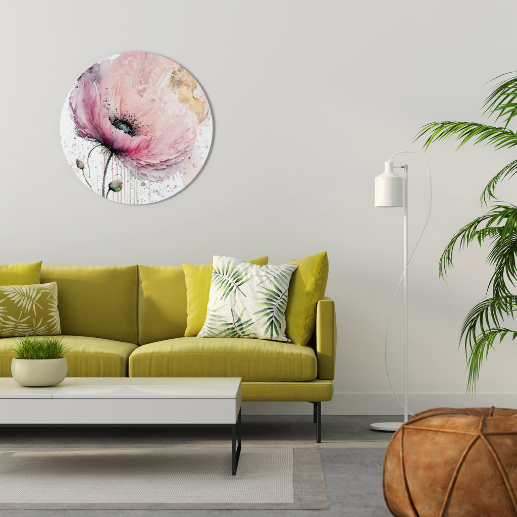 VIVID TRANQUILITY Round Wall Art