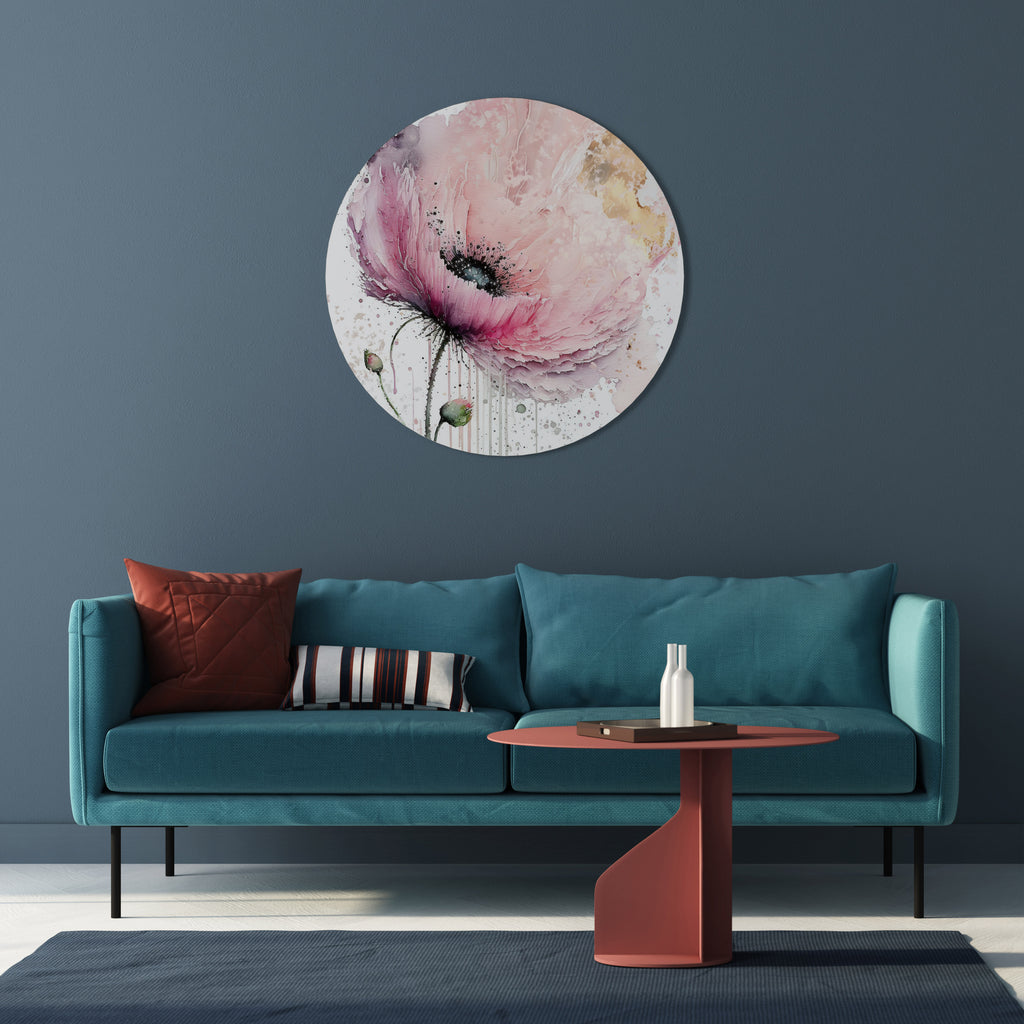 VIVID TRANQUILITY Round Wall Art