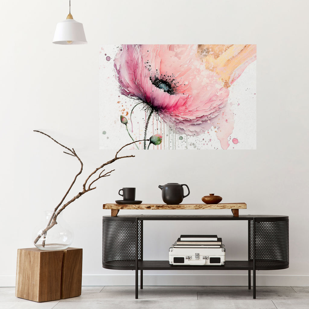 Póster horizontal autoadhesivo TRANQUILIDAD VÍVIDA