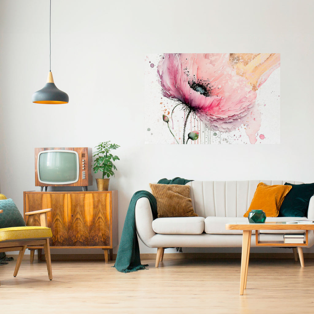 Póster horizontal autoadhesivo TRANQUILIDAD VÍVIDA