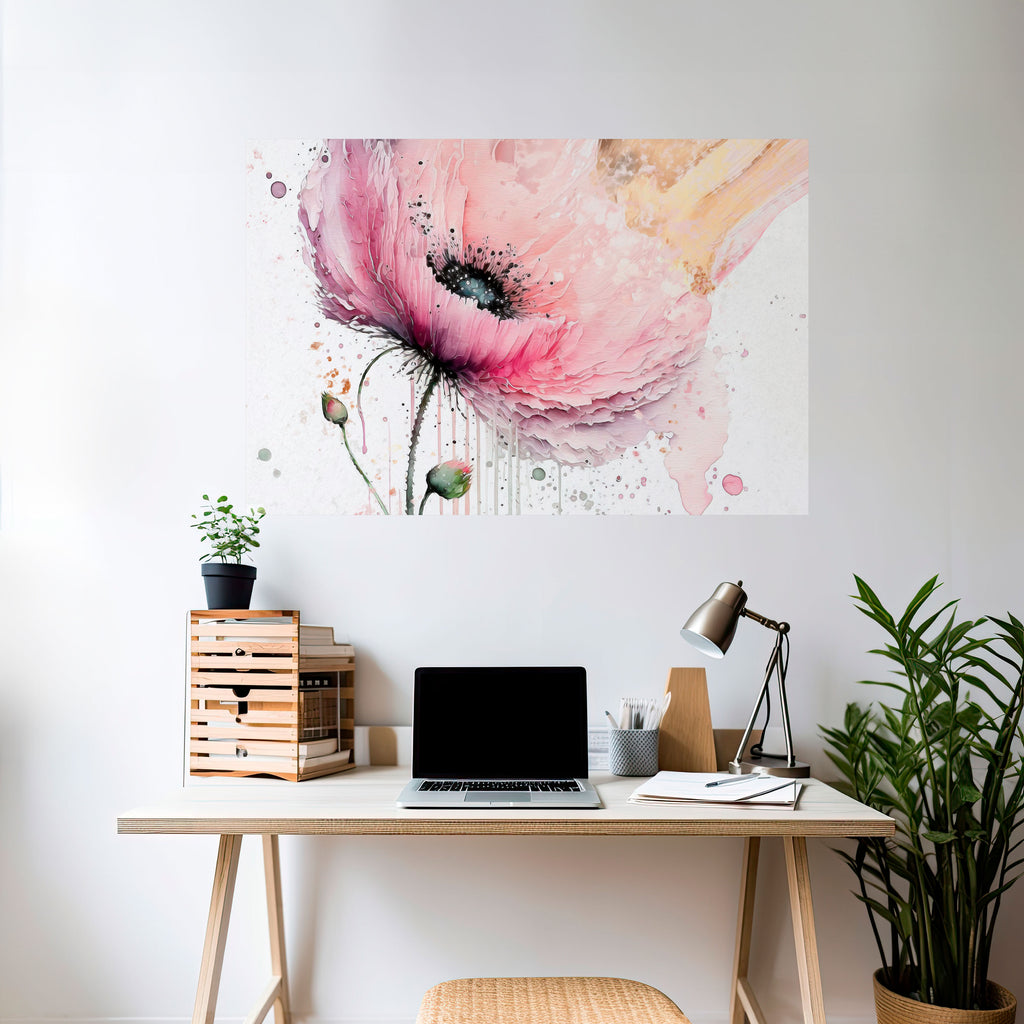 Póster horizontal autoadhesivo TRANQUILIDAD VÍVIDA