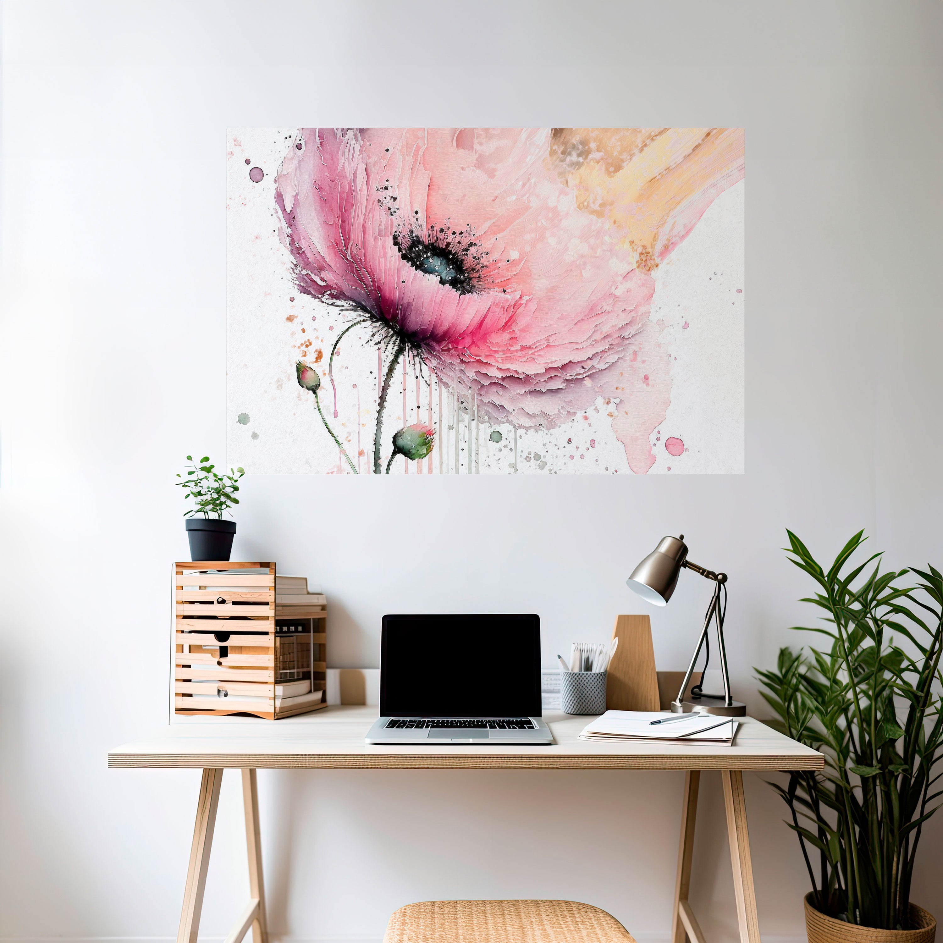 Póster horizontal autoadhesivo TRANQUILIDAD VÍVIDA