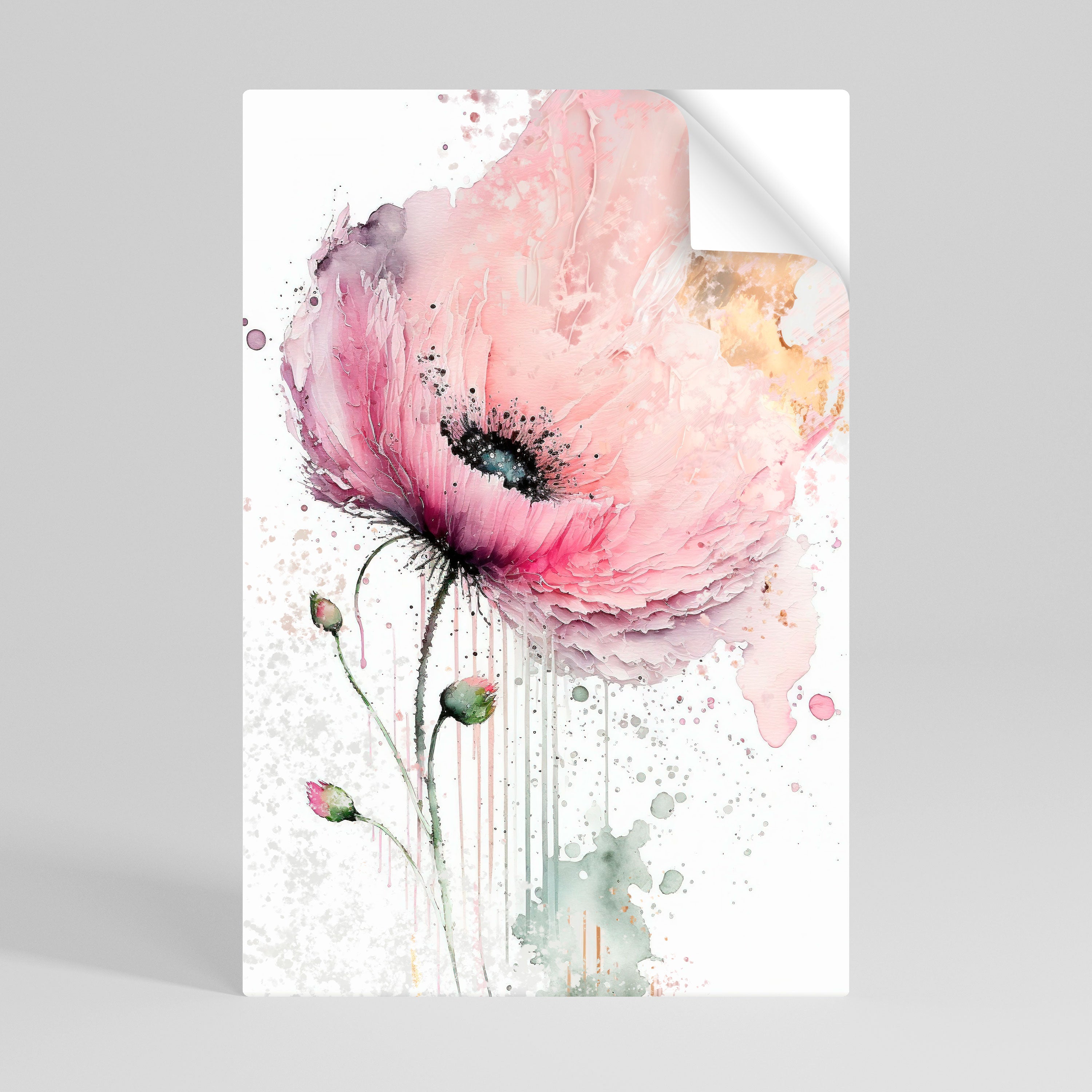 VIVID TRANQUILITY Peel and Stick Vertical Poster