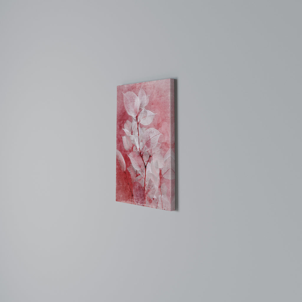 ETHERAL PETAL GLOW Cuadro en lienzo vertical
