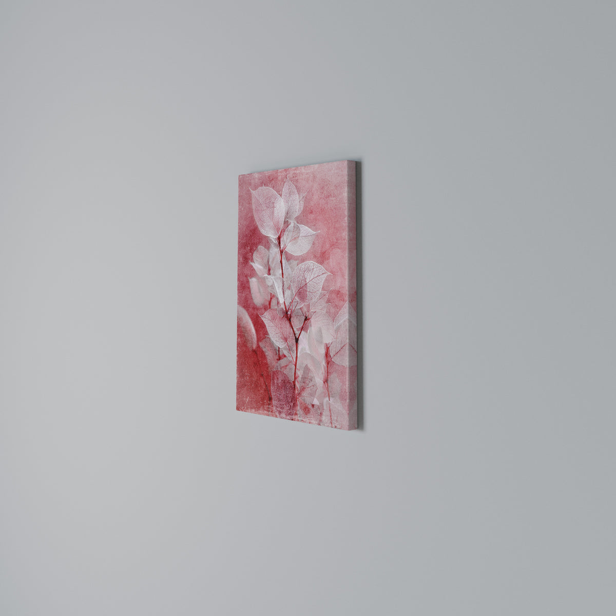 ETHERAL PETAL GLOW Cuadro en lienzo vertical