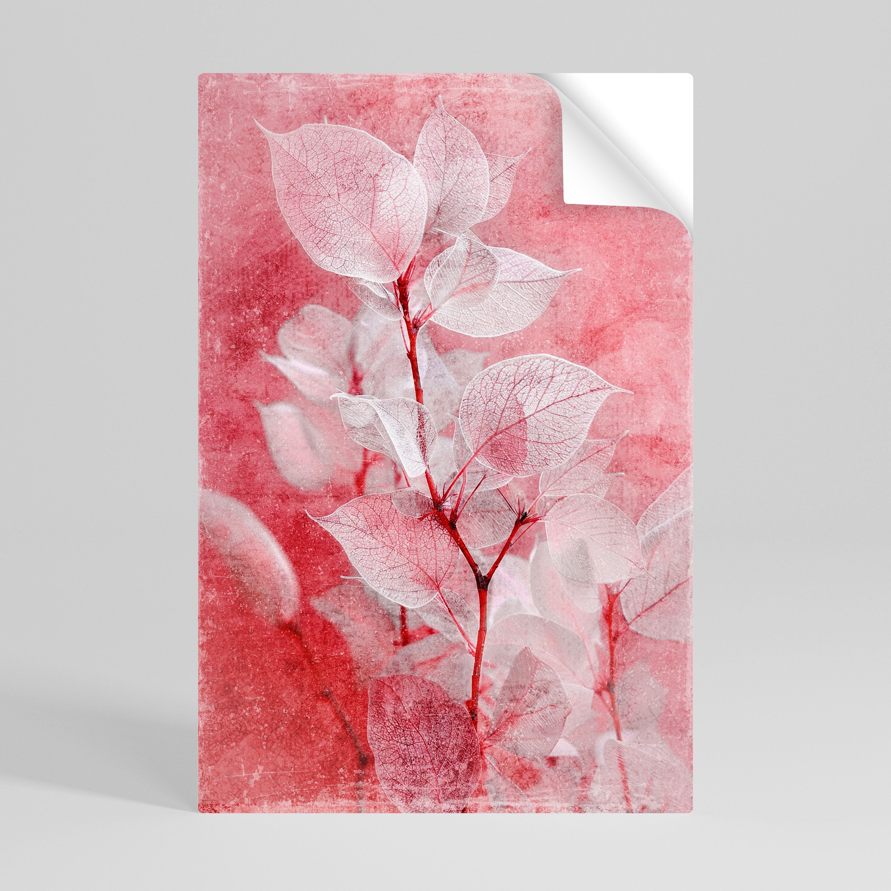 ETHERAL PETAL GLOW Peel and Stick Vertical Poster