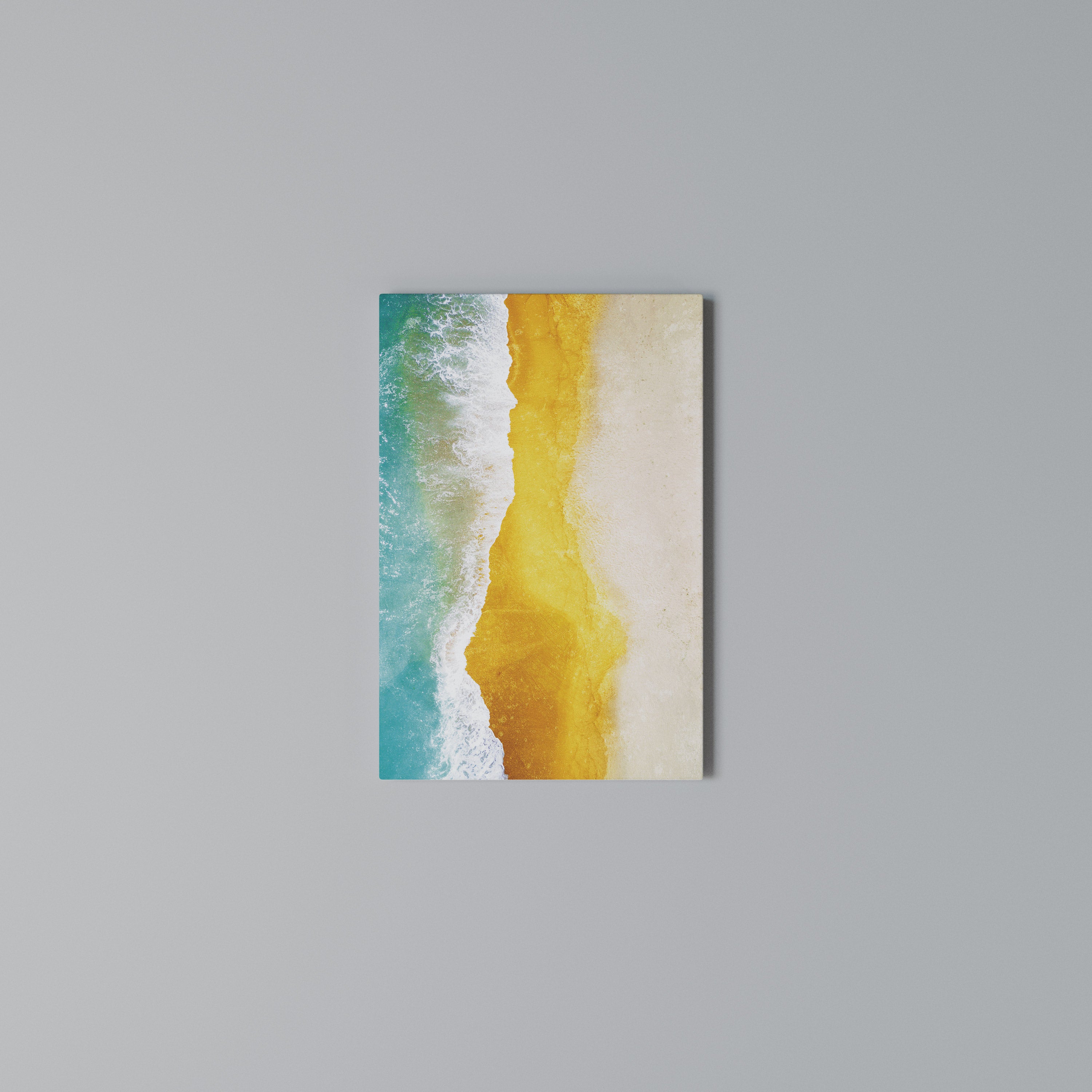 TRILOGY OF TIDES Vertical Canvas Print