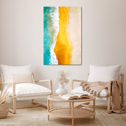 TRILOGY OF TIDES Cuadro en lienzo vertical