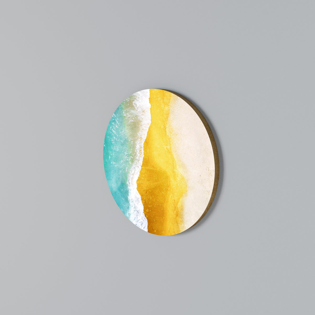 TRILOGY OF TIDES Arte de pared redondo