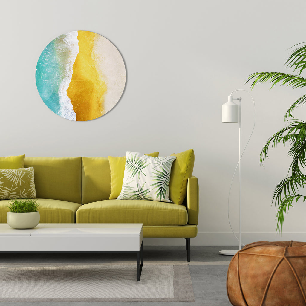 TRILOGY OF TIDES Round Wall Art
