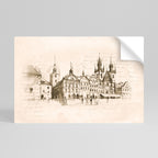 WHISPERS OF ARCHITECTURE Póster Horizontal Adhesivo