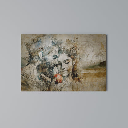 WHISPERS OF TEMPTATION Cuadro en lienzo horizontal