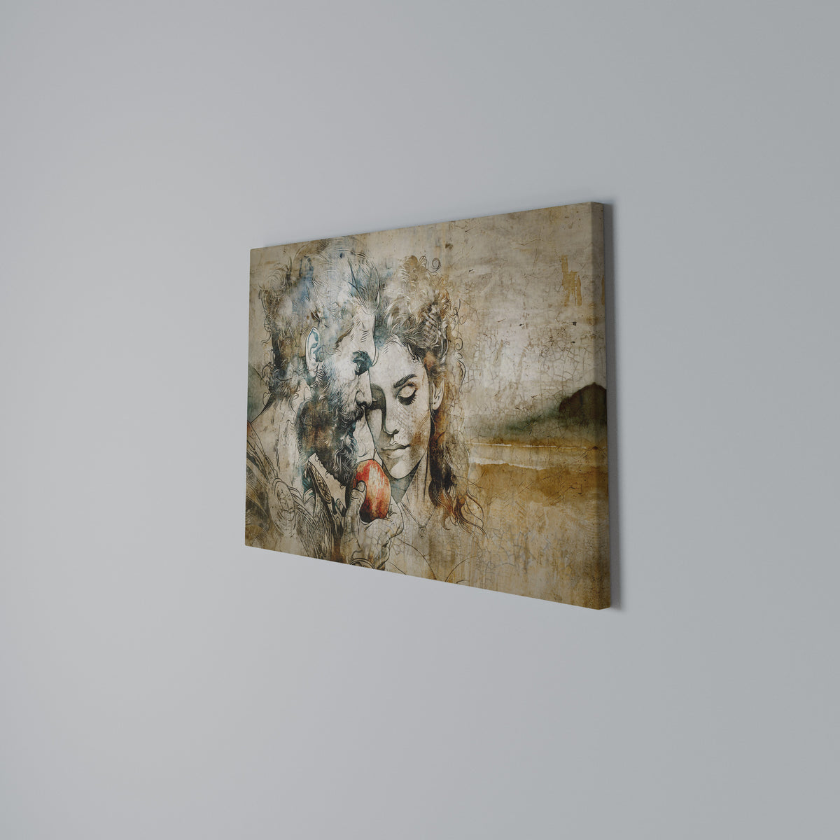 WHISPERS OF TEMPTATION Cuadro en lienzo horizontal