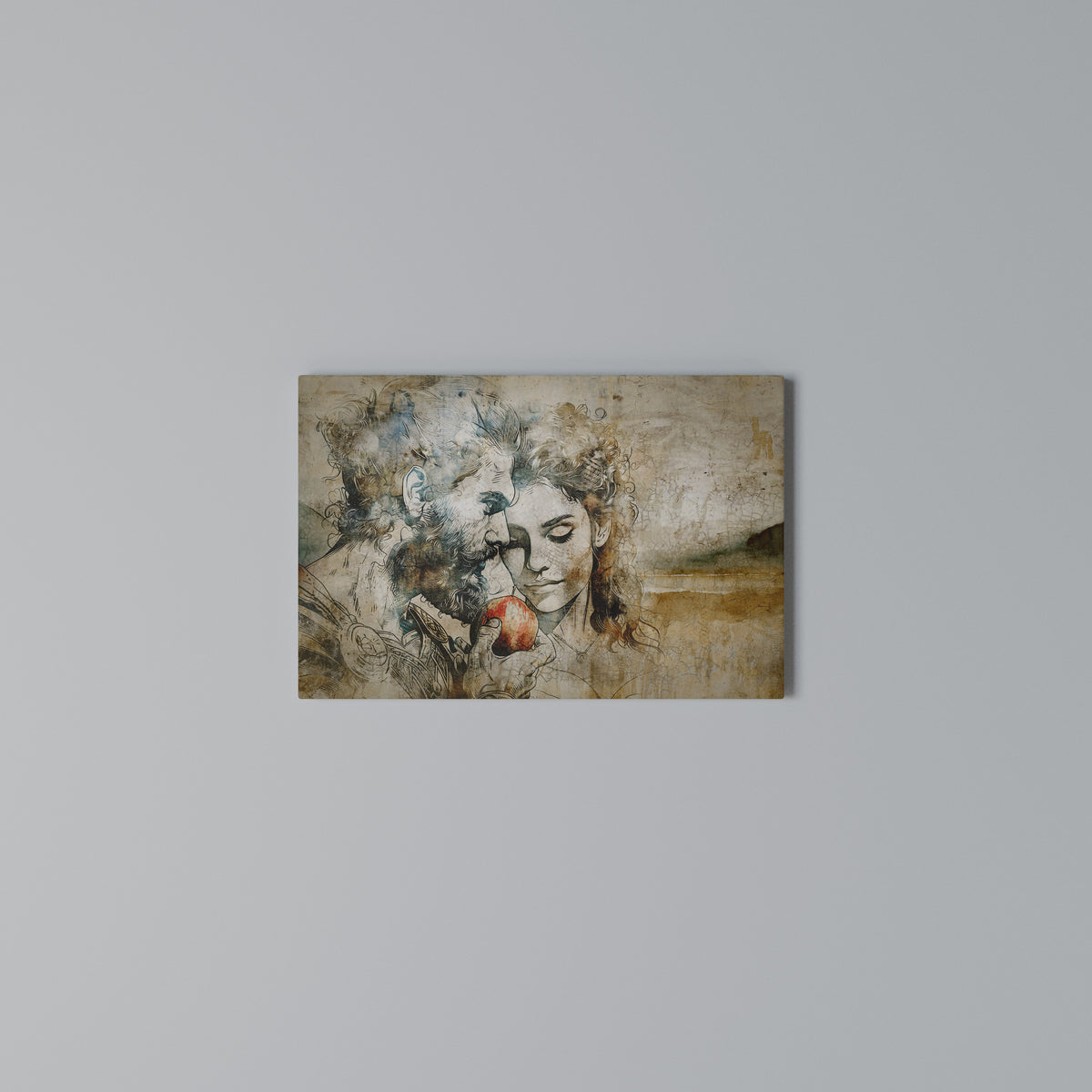 WHISPERS OF TEMPTATION Cuadro en lienzo horizontal