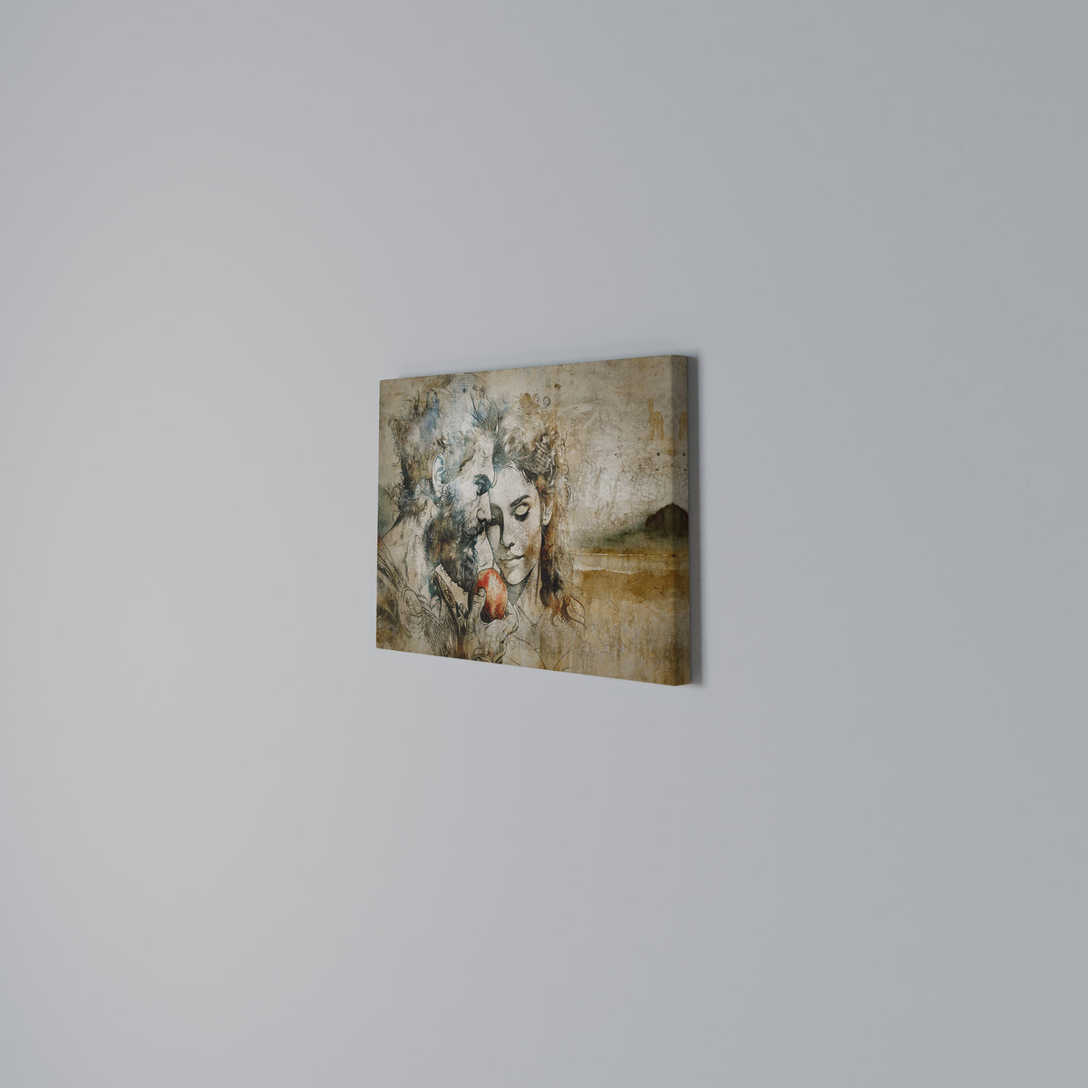 WHISPERS OF TEMPTATION Cuadro en lienzo horizontal