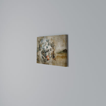 WHISPERS OF TEMPTATION Cuadro en lienzo horizontal