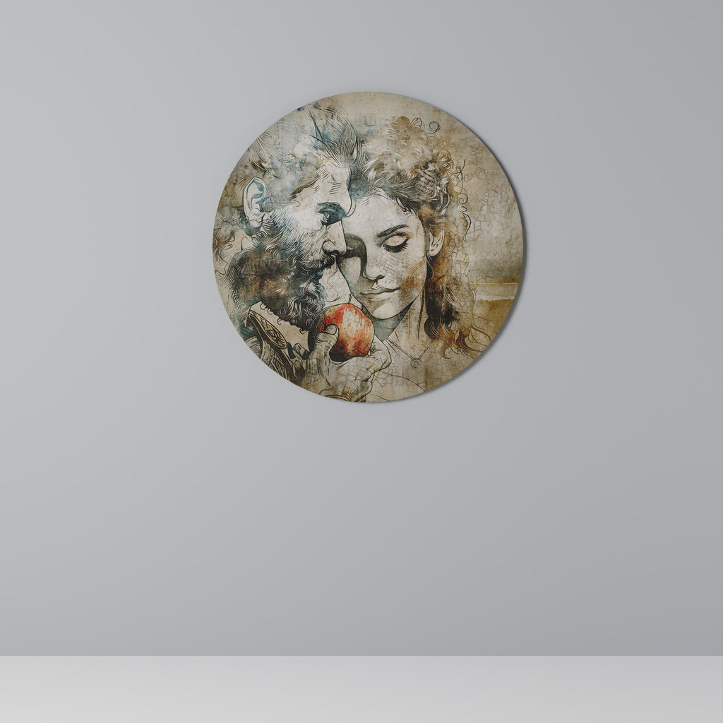 WHISPERS OF TEMPTATION Round Wall Art