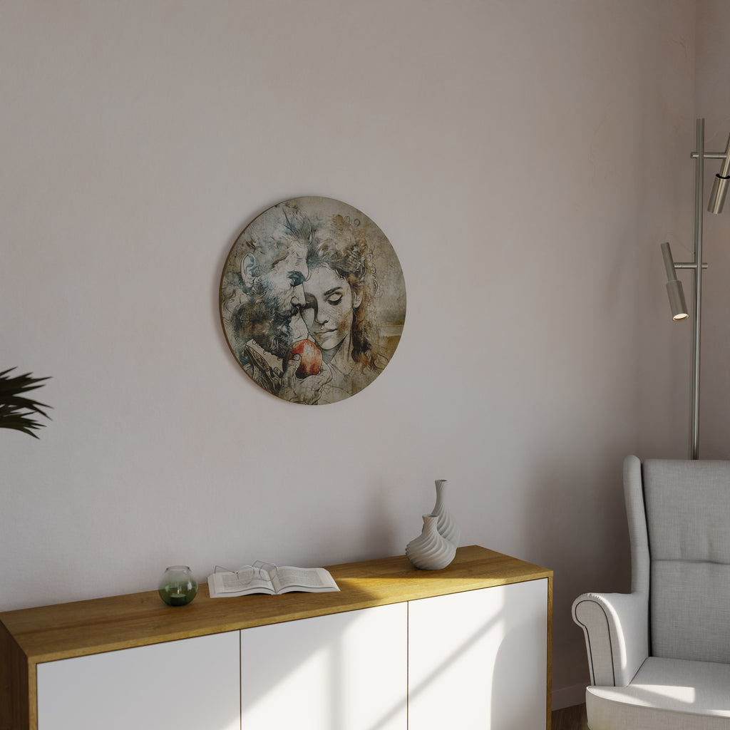 WHISPERS OF TEMPTATION Round Wall Art