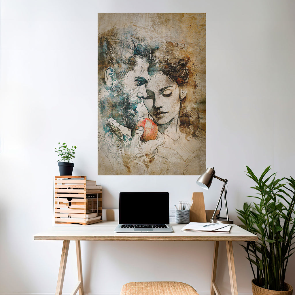 WHISPERS OF TEMPTATION Peel and Stick Vertical Poster
