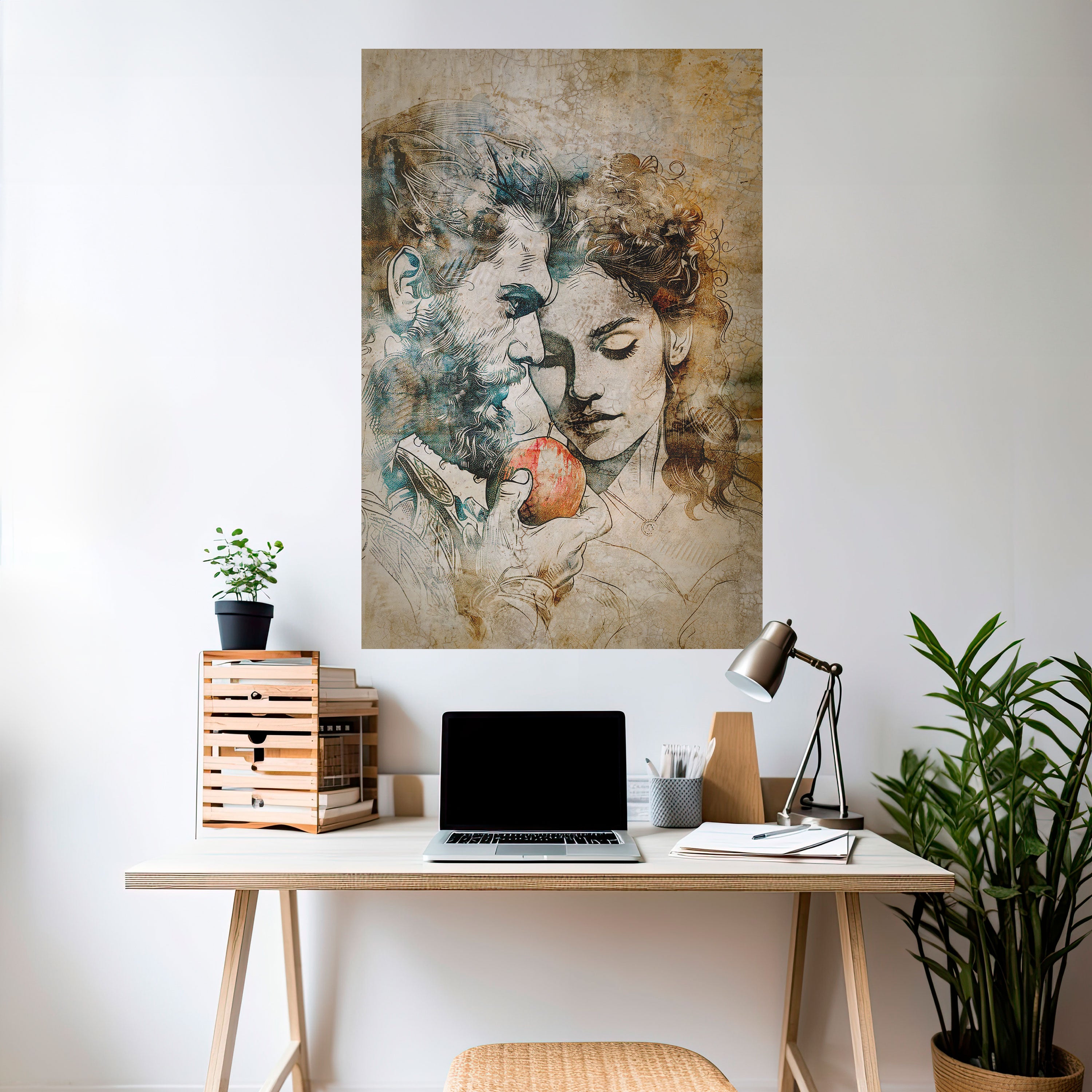 WHISPERS OF TEMPTATION Peel and Stick Vertical Poster