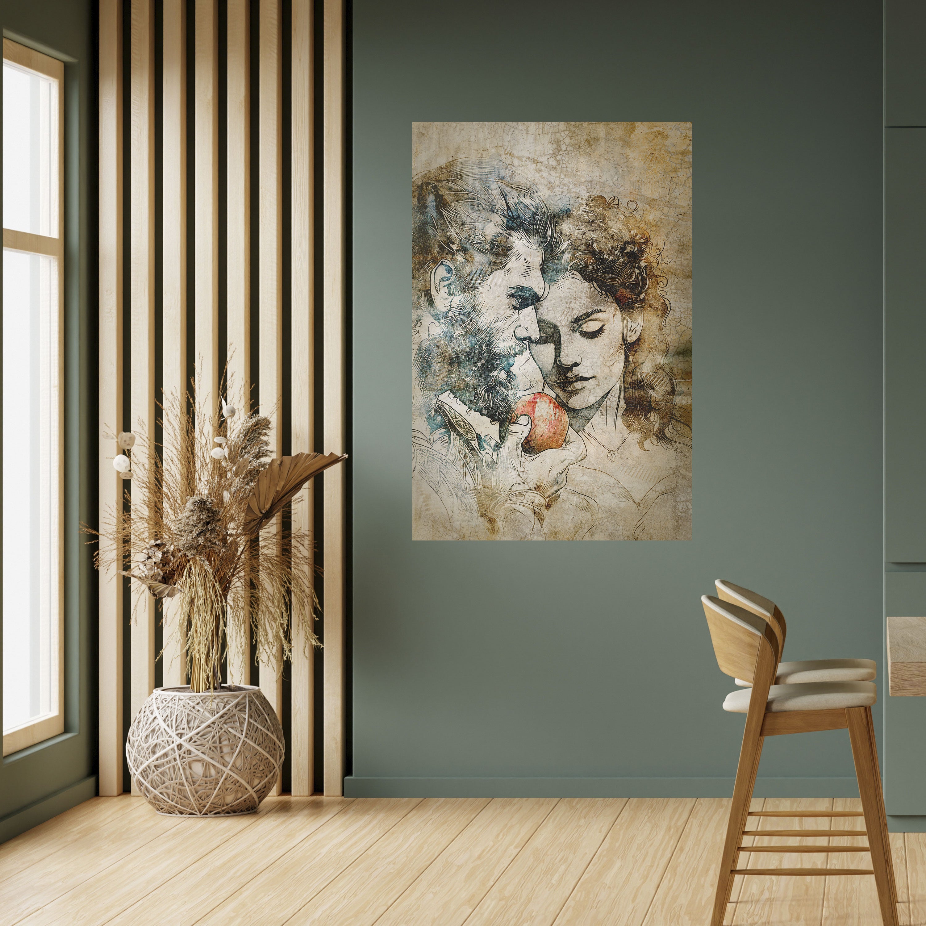 WHISPERS OF TEMPTATION Peel and Stick Vertical Poster