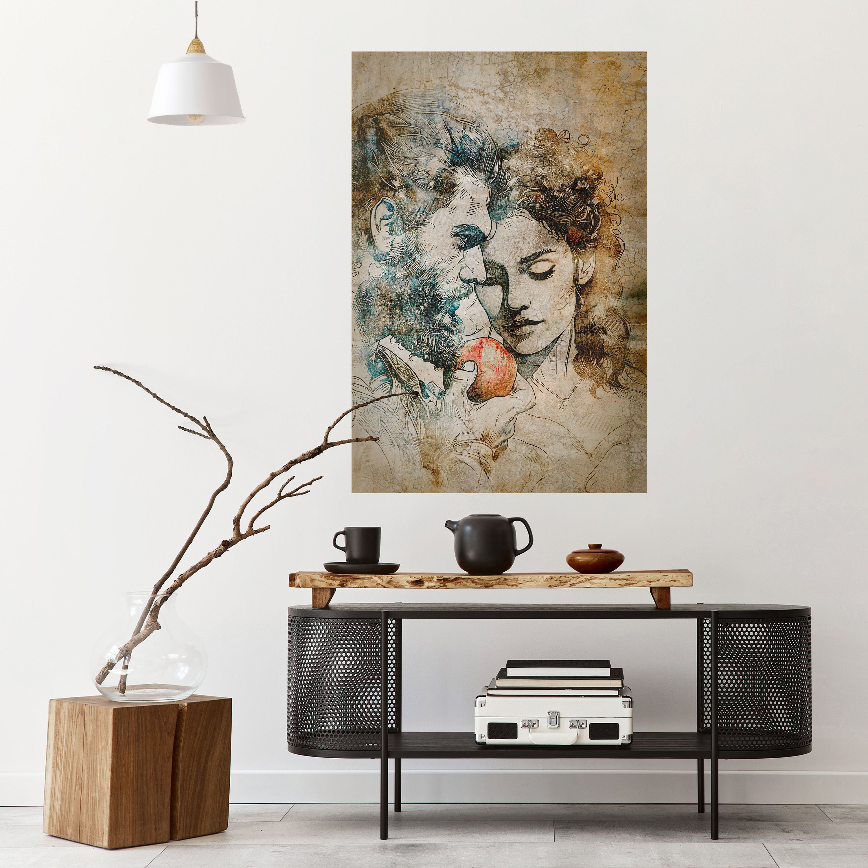 WHISPERS OF TEMPTATION Peel and Stick Vertical Poster