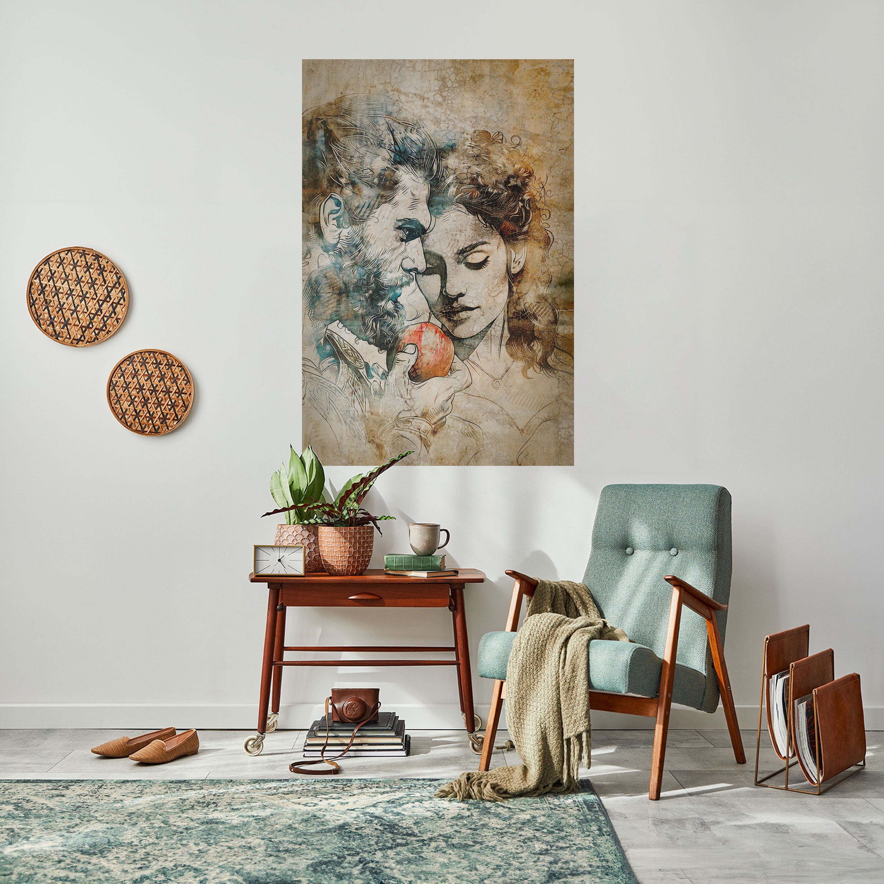 WHISPERS OF TEMPTATION Peel and Stick Vertical Poster