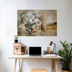 WHISPERS OF TEMPTATION Póster Horizontal Adhesivo