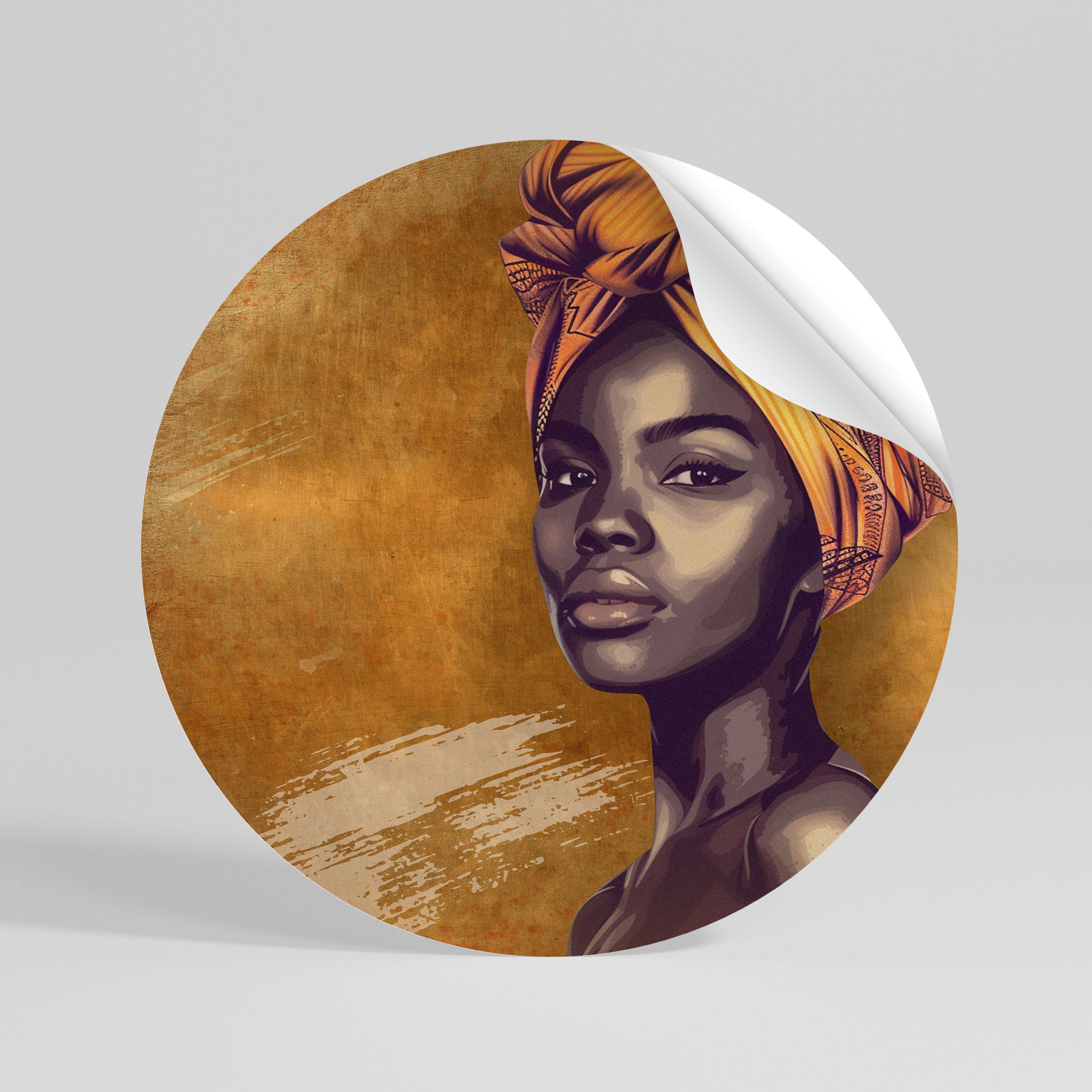 TIMELESS STRENGTH Vinilo adhesivo redondo