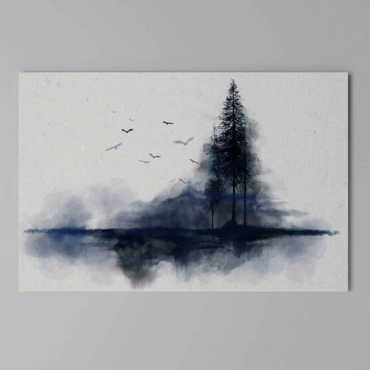MISTY RECOLLECTION Cuadro en lienzo horizontal