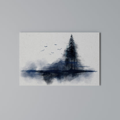 MISTY RECOLLECTION Cuadro en lienzo horizontal