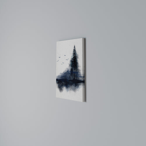 MISTY RECOLLECTION Cuadro en lienzo vertical